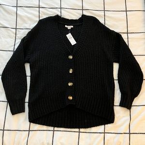 NWT Oversized Button up Cardigan